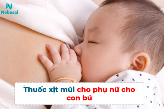 Đâu là thuốc xịt mũi cho phụ nữ cho con bú an toàn, hiệu quả?