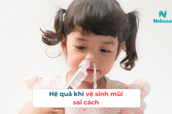 Những hệ quả khi vệ sinh mũi không đúng cách
