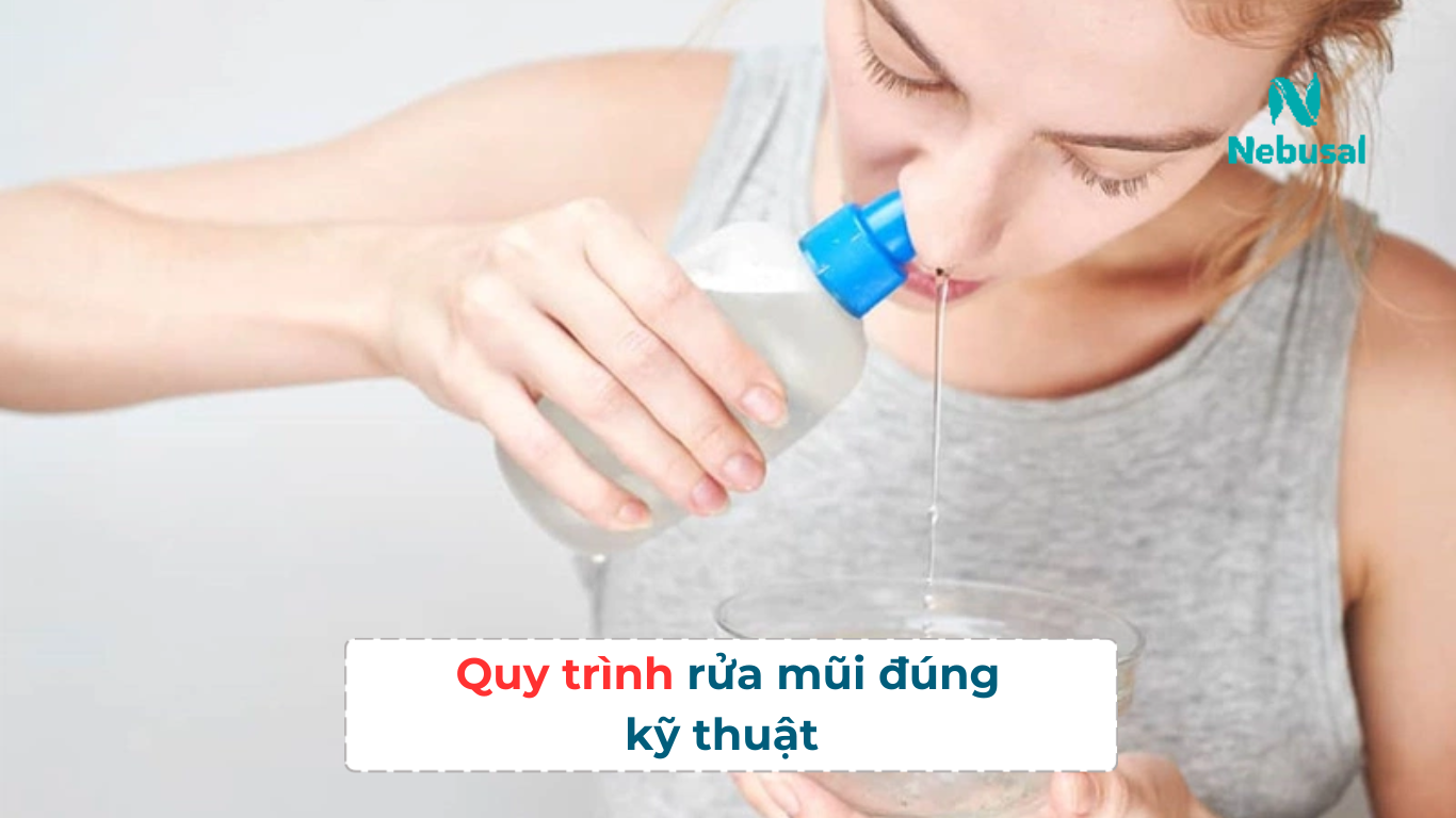 Cách rửa mũi 