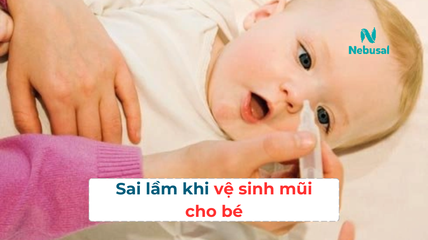 Những sai lầm như vệ sinh mũi sai cách 