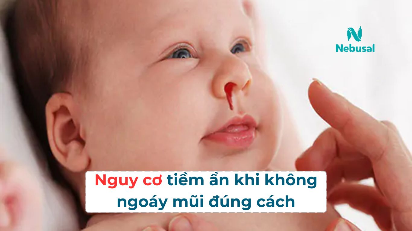 Nguy cơ tìm ẩn khi ngoáy mũi không đúng cách